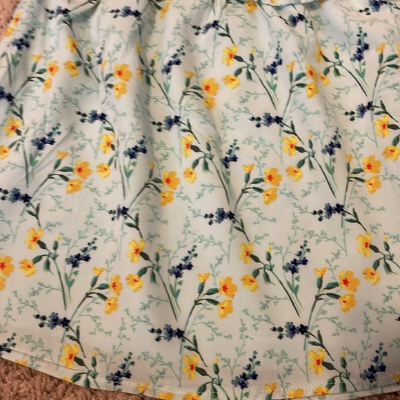 Gap Kids Girls Easy Raglan Floral Flutter Dress XS - Picture 7 of 10
